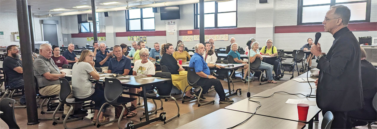 Archbishop and planning participants