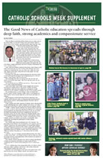 2012 Catholic Schools Week Supplement cover