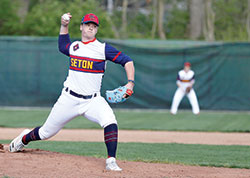 Luke Leverton of Seton Catholic High School in Richmond says “it’s the best feeling in the world” to be playing baseball again this spring. (Submitted photo)